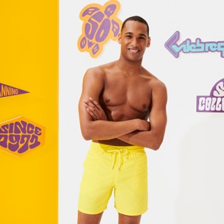 Homme AUTRES Uni - Maillot de bain homme uni, Citron frontworn Homme AUTRES Uni - Maillot de bain homme uni, Citron frontworn