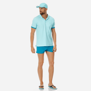 Men Short classic Solid - Men short and fitted stretch swimtrunks solid, Seychelles supp2 Men Short classic Solid - Men short and fitted stretch swimtrunks solid, Seychelles supp2