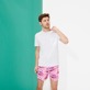 Men Classic Printed - Men Swim Trunks 1992 On The Road, Pink litchi details view 2