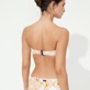 Mujer Bandeau Estampado - Top de bikini de corte bandeau con estampado Kaleidoscope para mujer, Camellia detalles vista 2