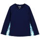 AUTRES Imprimé - T-Shirt Anti-UV Enfant manches longues Starfish Dance, Bleu batik front AUTRES Imprimé - T-Shirt Anti-UV Enfant manches longues Starfish Dance, Bleu batik front