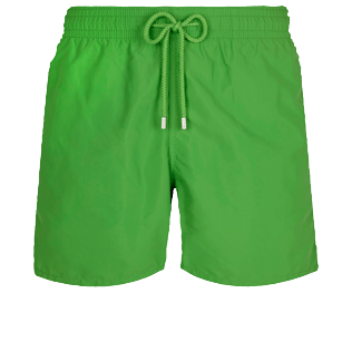 Hombre Clásico Liso - Bañador de color liso para hombre, Hierba verde front Hombre Clásico Liso - Bañador de color liso para hombre, Hierba verde front