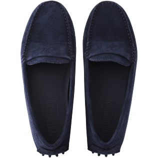Women Others Solid - Women Very soft Daim Loafers Solid, Navy front Women Others Solid - Women Very soft Daim Loafers Solid, Navy front