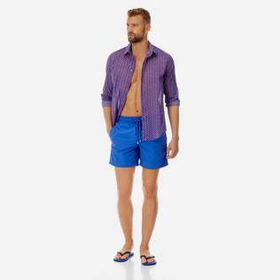 Autros Estampado - Camisa de algodón con estampado Marbella unisex, Grosella supp2 Autros Estampado - Camisa de algodón con estampado Marbella unisex, Grosella supp2
