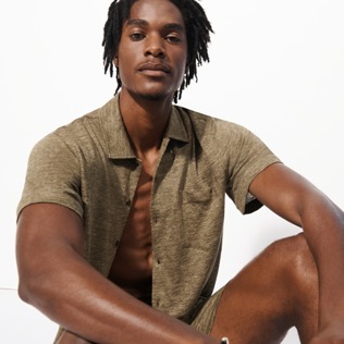 Men Others Solid - Unisex Linen Shirt Solid, 466 supp3 Men Others Solid - Unisex Linen Shirt Solid, 466 supp3