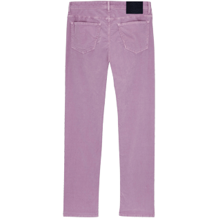 Hombre Autros Liso - Pantalón recto de terciopelo con cinco bolsillos para hombre, Cyclamen back Hombre Autros Liso - Pantalón recto de terciopelo con cinco bolsillos para hombre, Cyclamen back