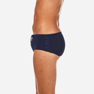 Hombres Corte Corto Liso - Bañador slip Tuxedo con estampado Smoking, Azul marino supp3 Hombres Corte Corto Liso - Bañador slip Tuxedo con estampado Smoking, Azul marino supp3