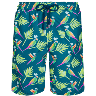 Homme CLASSIQUE LONG Imprimé - Maillot de bain homme Long Multicolore Parrots, Goa front Homme CLASSIQUE LONG Imprimé - Maillot de bain homme Long Multicolore Parrots, Goa front