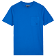 Men Others Solid - Men Organic Cotton T-Shirt Solid, Sea blue front view
