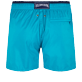 男款 Ultra-light classique 纯色 - 男士双色纯色泳裤, Ming blue 后视图
