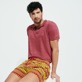 Men Others Printed - Men Stretch Swimwear Fish on Line, Burgundy details view 1