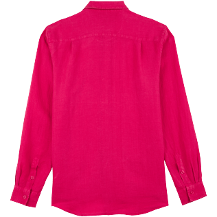 Men Others Solid - Men Linen Shirt Solid, Shocking pink back Men Others Solid - Men Linen Shirt Solid, Shocking pink back