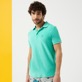 Men Others Solid - Men Terry Polo Shirt Solid, Nenuphar front worn view