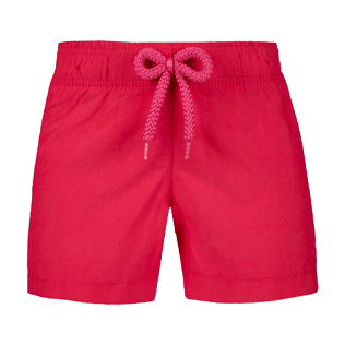 Niñas Autros Estampado - Pantalón corto elástico con estampado reactivo al agua 18.7 Tulum para niña, Grosella front Niñas Autros Estampado - Pantalón corto elástico con estampado reactivo al agua 18.7 Tulum para niña, Grosella front