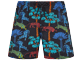 Boys Others Printed - Boys Swim Trunks Tiger Leap, Black front view