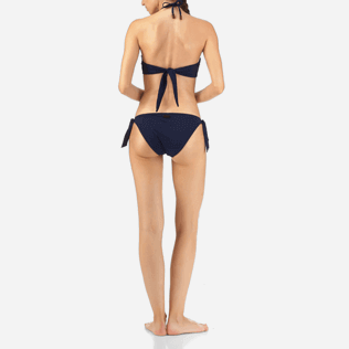 Donna Slip Ricamato - Slip bikini ricamato Blue Breath, Blu marine backworn Donna Slip Ricamato - Slip bikini ricamato Blue Breath, Blu marine backworn
