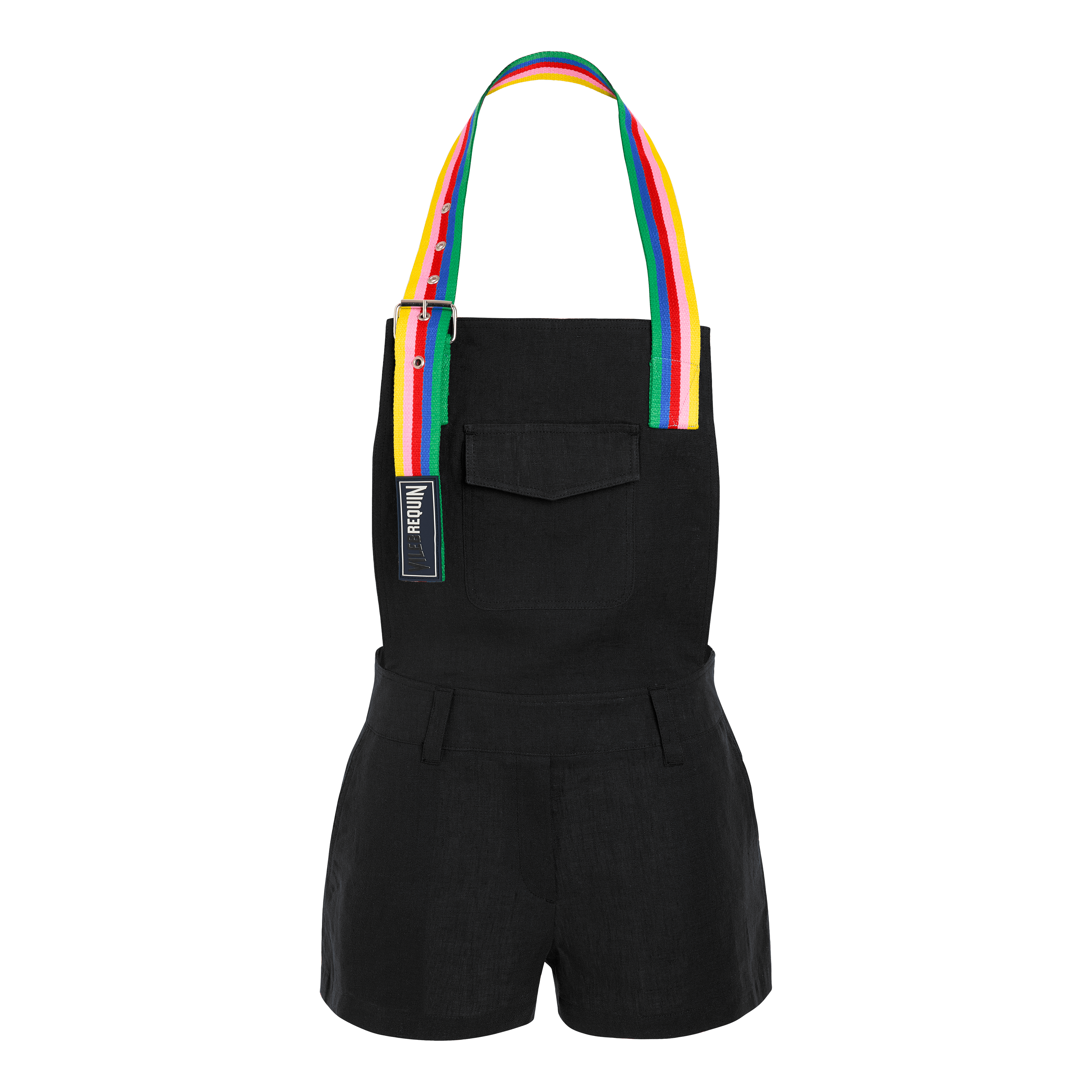 Popular Salir Subproducto Mono corto negro con estampado Rainbow para mujer - Vilebrequin x JCC+ -  Edición limitada | Sitio web de Vilebrequin | CAXH9U01