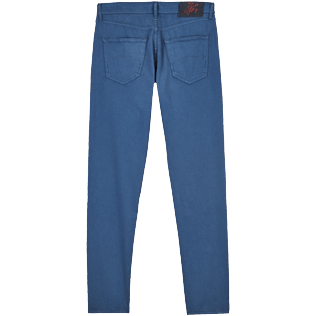 Hombre Autros Liso - Pantalón de 5 bolsillos y color liso para hombre, Azul marino vista trasera