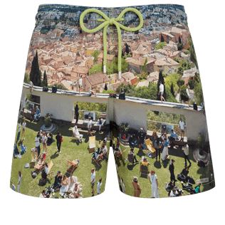 Uomo Classico Stampato - COSTUME DA BAGNO UOMO - Vilebrequin x Massimo Vitali, Tinta unita front Uomo Classico Stampato - COSTUME DA BAGNO UOMO - Vilebrequin x Massimo Vitali, Tinta unita front