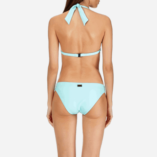 Femme BAS CLASSIQUES Uni - Bas de Maillot de bain Echancré Femme Solid Water, Lagon supp2 Femme BAS CLASSIQUES Uni - Bas de Maillot de bain Echancré Femme Solid Water, Lagon supp2
