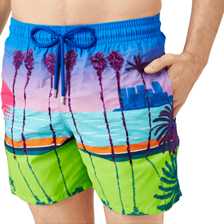 Uomo Ricamati Ricamato - Costume da bagno uomo stampato e ricamato Miami - Edizione limitata, Blu mare supp1 Uomo Ricamati Ricamato - Costume da bagno uomo stampato e ricamato Miami - Edizione limitata, Blu mare supp1