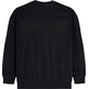 Men Others Solid - Unisex Terry Sweatshirt Solid, Black back view