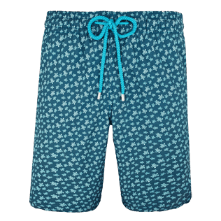 Men Long Printed - Men Long Swimtrunks Micro ronde des tortues, Spray front Men Long Printed - Men Long Swimtrunks Micro ronde des tortues, Spray front