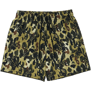 Bild von Herren Klassische Bedruckt - Camouflage Badehose für Herren - Vilebrequin x Camouflage, Schwarz Vorderansicht Bild von Herren Klassische Bedruckt - Camouflage Badehose für Herren - Vilebrequin x Camouflage, Schwarz Vorderansicht