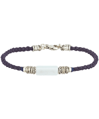 Sailor Cord Sea Bracelet - Vilebrequin x Gas Bijoux Purple blue vista frontale