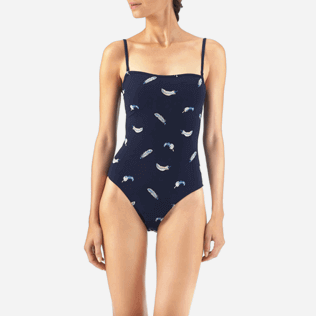 Donna Intero Ricamato - Costume intero ricamato Blue Breath, Blu marine supp1 Donna Intero Ricamato - Costume intero ricamato Blue Breath, Blu marine supp1