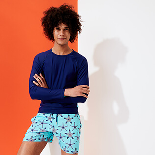 Hombre Clásico ultra ligero Estampado - Men Swimwear Ultra-light and packable Starfish Dance, Lazulii blue supp3 Hombre Clásico ultra ligero Estampado - Men Swimwear Ultra-light and packable Starfish Dance, Lazulii blue supp3