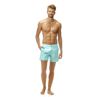 Men Flat belts Solid - Solid Superflex Swimwear, Lagoon frontworn Men Flat belts Solid - Solid Superflex Swimwear, Lagoon frontworn