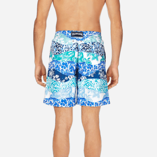 Hombre Corte Largo Estampado - Bañador largo con estampado Vague Heritage para hombre, Azul marino supp2 Hombre Corte Largo Estampado - Bañador largo con estampado Vague Heritage para hombre, Azul marino supp2