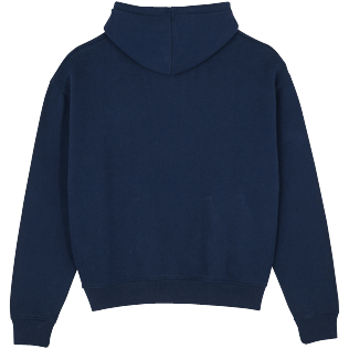的图片 男款 Others 印制 - 男士 LA/St-Tropez 连帽运动衫 - Vilebrequin x Highsnobiety, Navy 后视图 的图片 男款 Others 印制 - 男士 LA/St-Tropez 连帽运动衫 - Vilebrequin x Highsnobiety, Navy 后视图