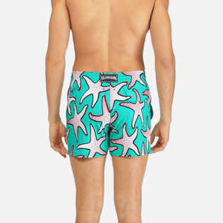 Men Classic / Moorea Printed - Men Stretch Swimwear Starfish Art, Veronese green supp2 Men Classic / Moorea Printed - Men Stretch Swimwear Starfish Art, Veronese green supp2