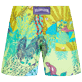 Boys Others Printed - Boys Swim Trunks Jungle Rousseau, Ginger back view