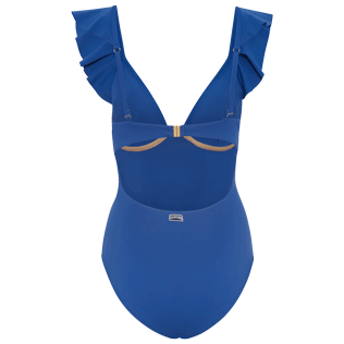 女款 Long, Fitted 纯色 - 女士纯色连体泳衣, Batik blue back 女款 Long, Fitted 纯色 - 女士纯色连体泳衣, Batik blue back