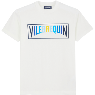 男款 Others 印制 - 男士 Vilebrequin Multicolore 花式 Vilebrequin 标志 T 恤, Off white 正面图