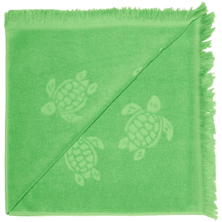 Autros Liso - Futa de tejido terry con estampado Turtles Jacquard, Hierba verde back Autros Liso - Futa de tejido terry con estampado Turtles Jacquard, Hierba verde back