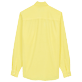 Uomo Altri Unita - Camicia uomo in velluto tinta unita, Limone vista posteriore