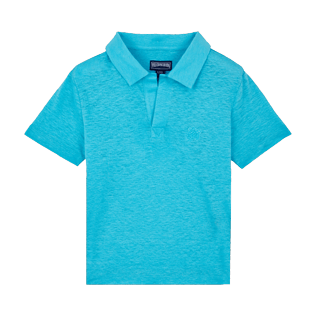 Boys Others Solid - Linen Boys Polo Shirt Solid, Horizon front Boys Others Solid - Linen Boys Polo Shirt Solid, Horizon front