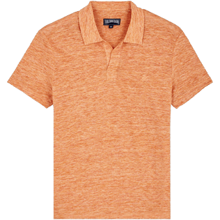Homme AUTRES Uni - Polo en Jersey de Lin Homme Uni, Blush chine front Homme AUTRES Uni - Polo en Jersey de Lin Homme Uni, Blush chine front