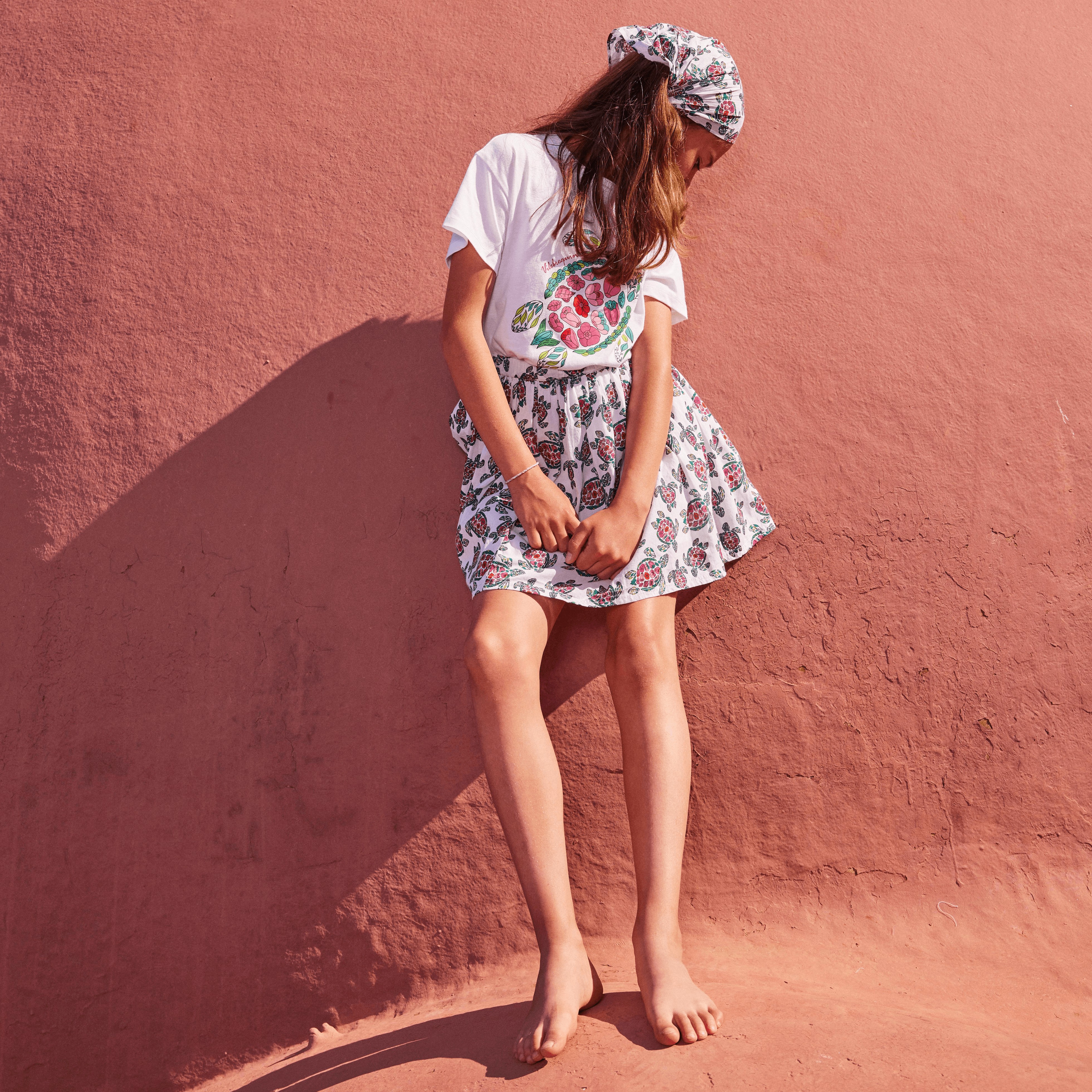 Jupe provençale fille sale