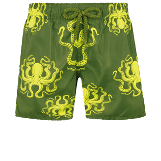 Niños Autros Estampado - Bañador ultraligero y plegable con estampado Poulpes para niño, Sicomoro front Niños Autros Estampado - Bañador ultraligero y plegable con estampado Poulpes para niño, Sicomoro front