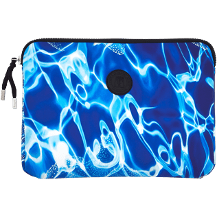 Others Printed - Zipped Beach pouch Splash, Neptune blue front Others Printed - Zipped Beach pouch Splash, Neptune blue front