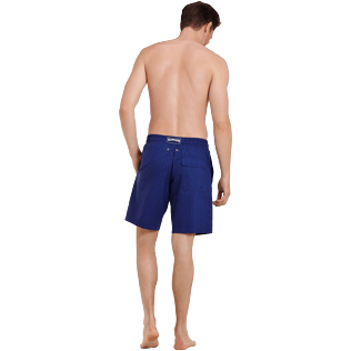 Hombre Autros Gráfico - Bermudas de algodón con estampado Rayures Corde para hombre, Azul marino backworn Hombre Autros Gráfico - Bermudas de algodón con estampado Rayures Corde para hombre, Azul marino backworn