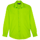 Others Solid - Unisex Cotton Voile Light Shirt Solid, Lemongrass front Others Solid - Unisex Cotton Voile Light Shirt Solid, Lemongrass front