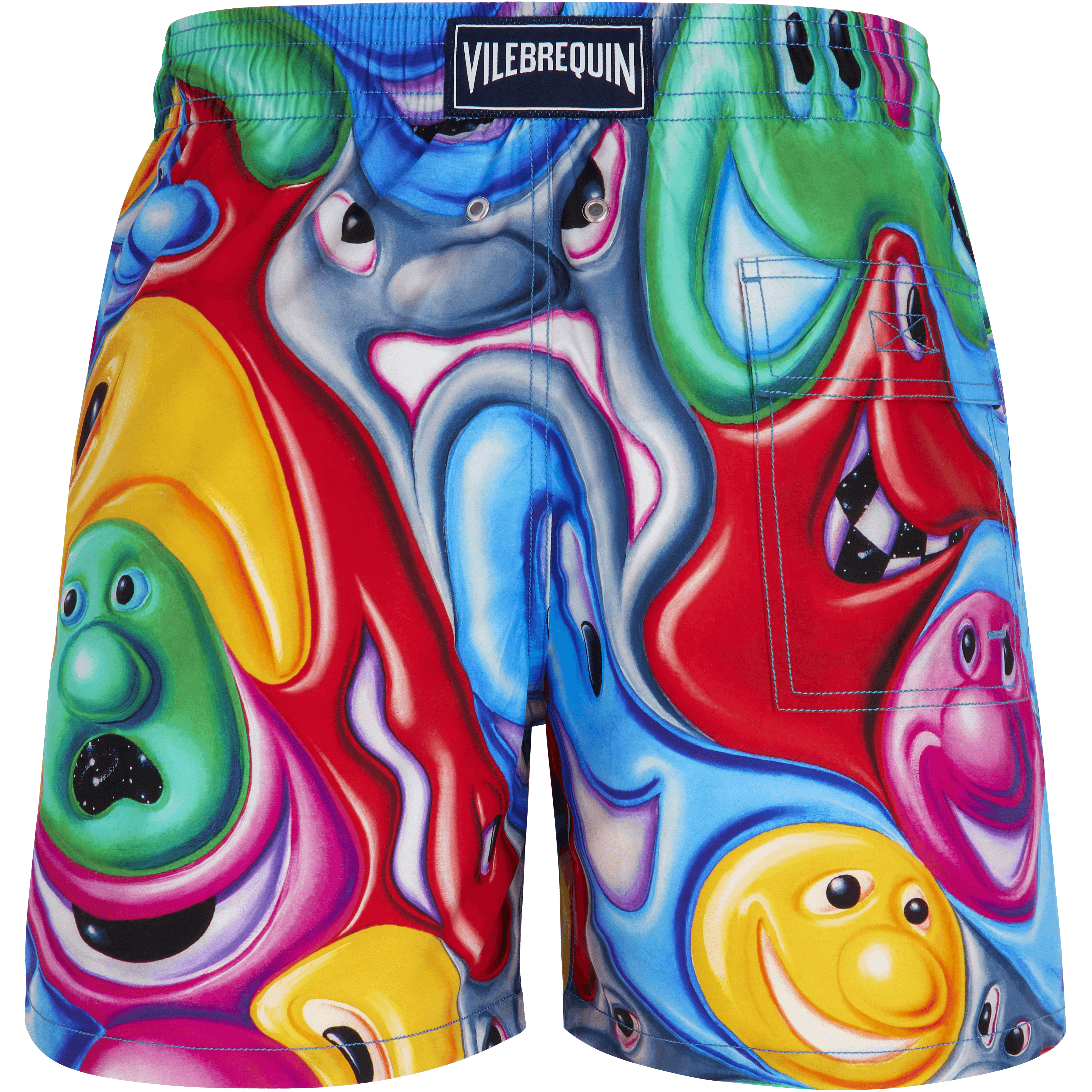 Men Swimwear Faces In - x Kenny Scharf Vilebrequin Website | MOOH2B61