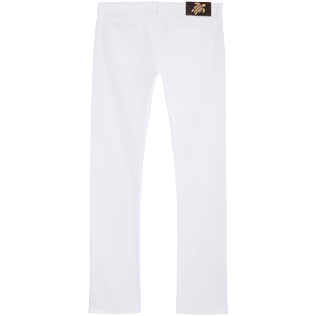 Picture of Men Others Solid - Men 5-Pockets Pants Solid, White back view Picture of Men Others Solid - Men 5-Pockets Pants Solid, White back view
