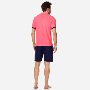 Herren Andere Uni - Solid Polohemd aus Baumwolle für Herren, Cherry blossom backworn Herren Andere Uni - Solid Polohemd aus Baumwolle für Herren, Cherry blossom backworn